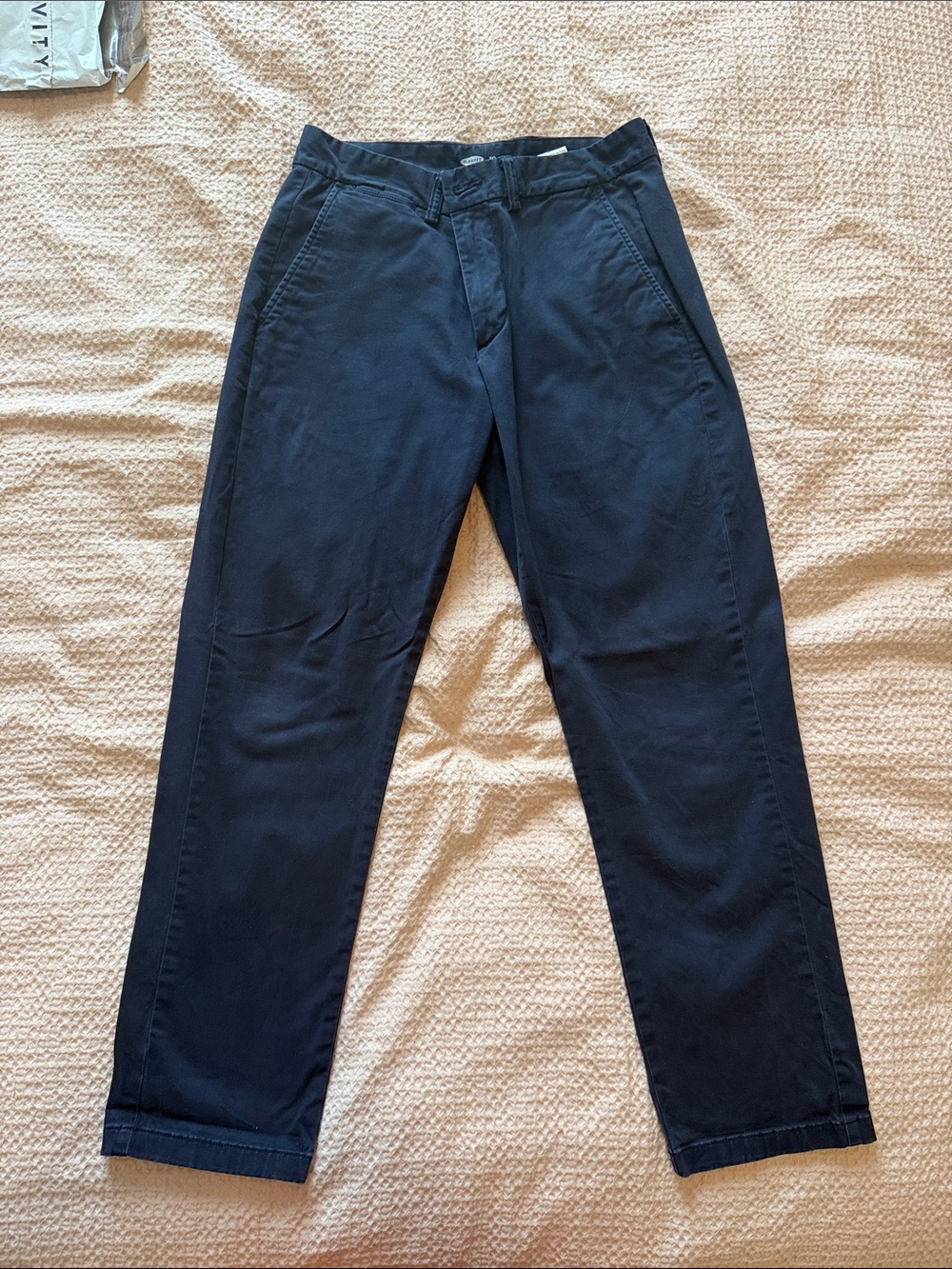 Old Navy Men's Navy Blue Chino Pants